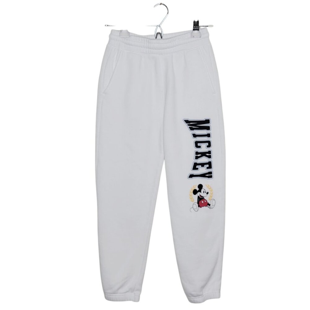 PICK 3/$20 Abercrombie Kids White Mickey Mouse Sweatpants Joggers Size 10/12